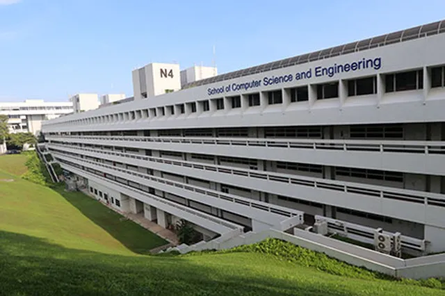 NTU computing building exterior